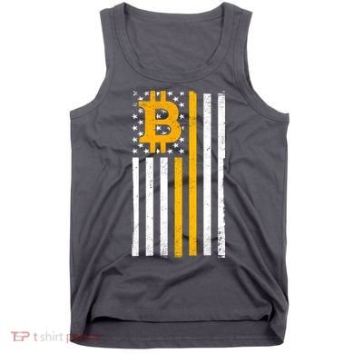 Bitcoin American Flag Crypto Tank Top