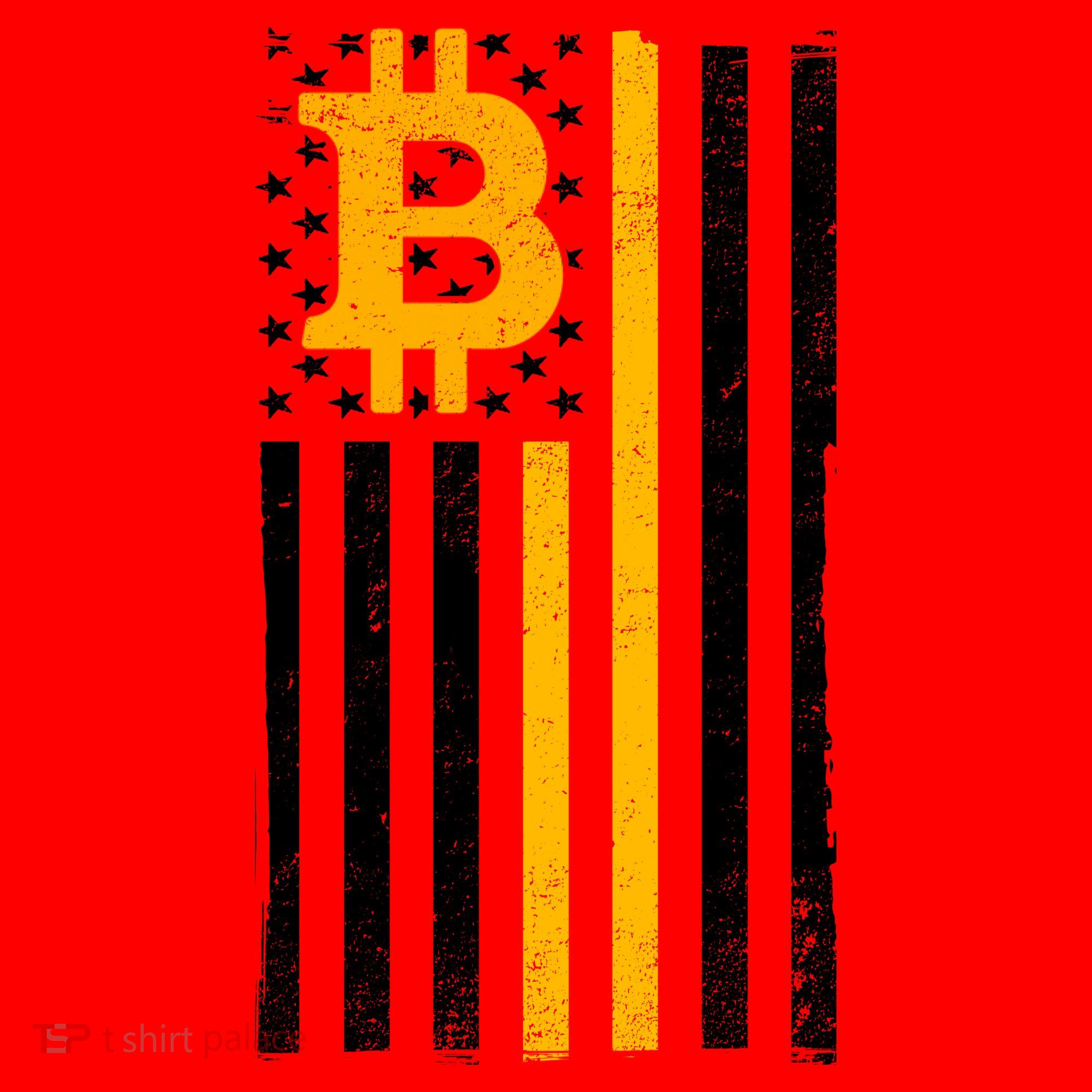 Bitcoin American Flag Crypto Santa Hat