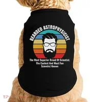 Bearded Astrophysicist Funny Astrophysics Definition Doggie Tank thumb 0