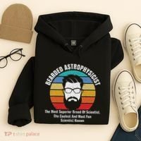 Bearded Astrophysicist Funny Astrophysics Definition Hoodie thumb 4