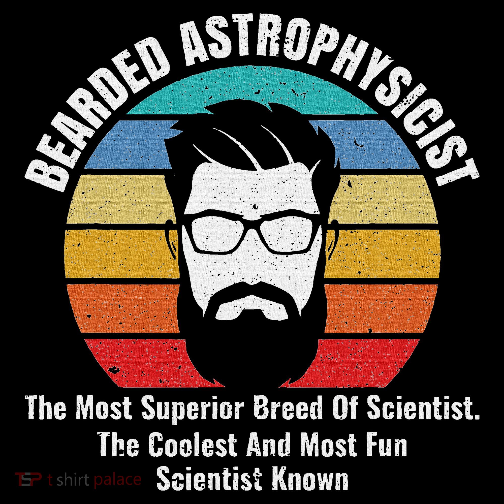 Bearded Astrophysicist Funny Astrophysics Definition Hoodie