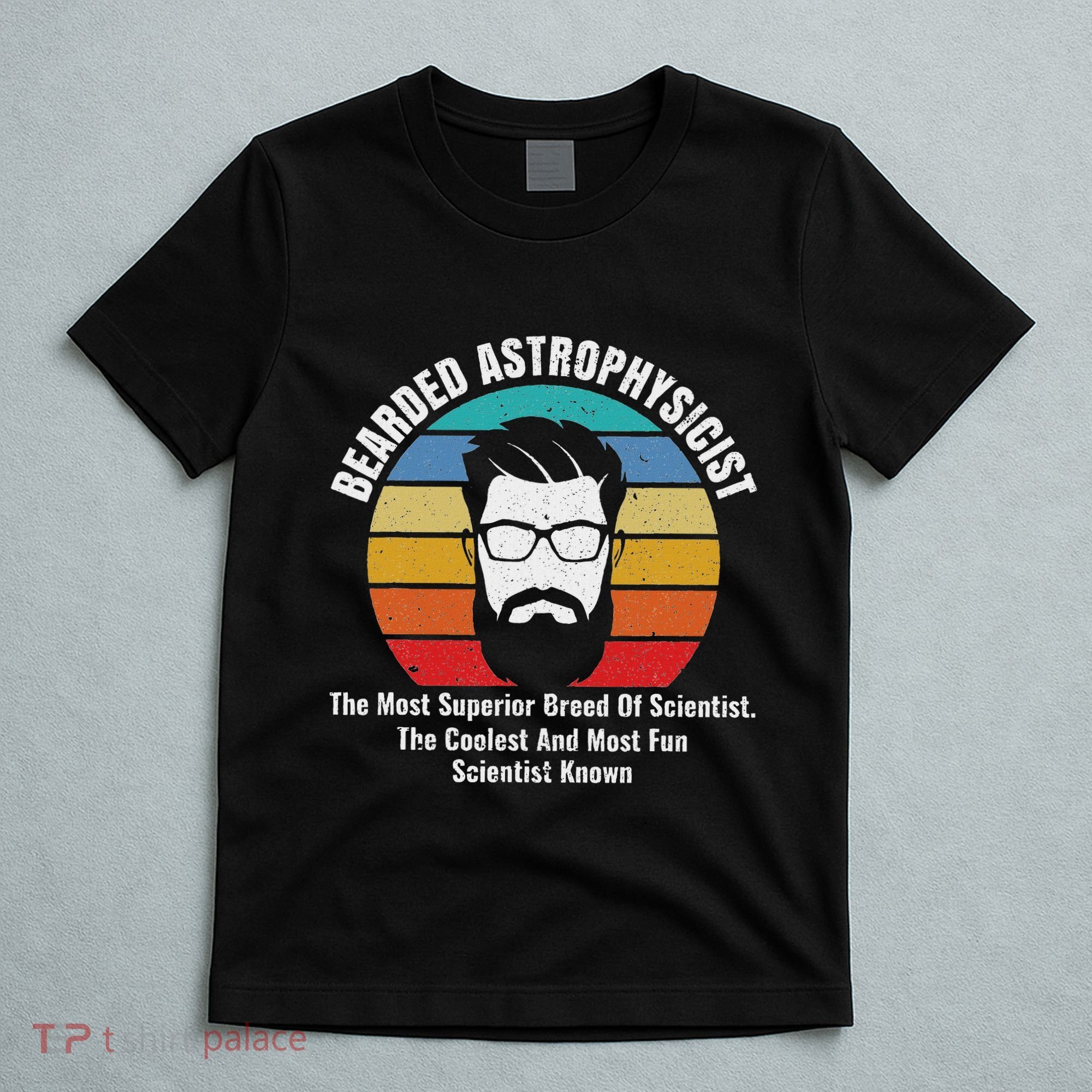 Bearded Astrophysicist Funny Astrophysics Definition T-Shirt