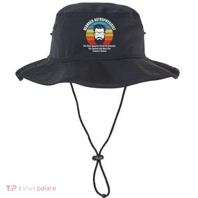 Bearded Astrophysicist Funny Astrophysics Definition Bucket Hat
