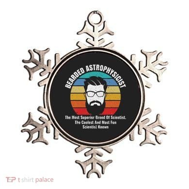 Bearded Astrophysicist Funny Astrophysics Definition Ornament
