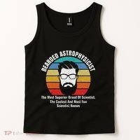 Bearded Astrophysicist Funny Astrophysics Definition Tank Top thumb 2
