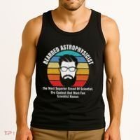 Bearded Astrophysicist Funny Astrophysics Definition Tank Top thumb 3