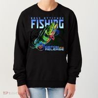 Bass Attitude Fishing Catch And Release Women's Sweatshirt thumb 0