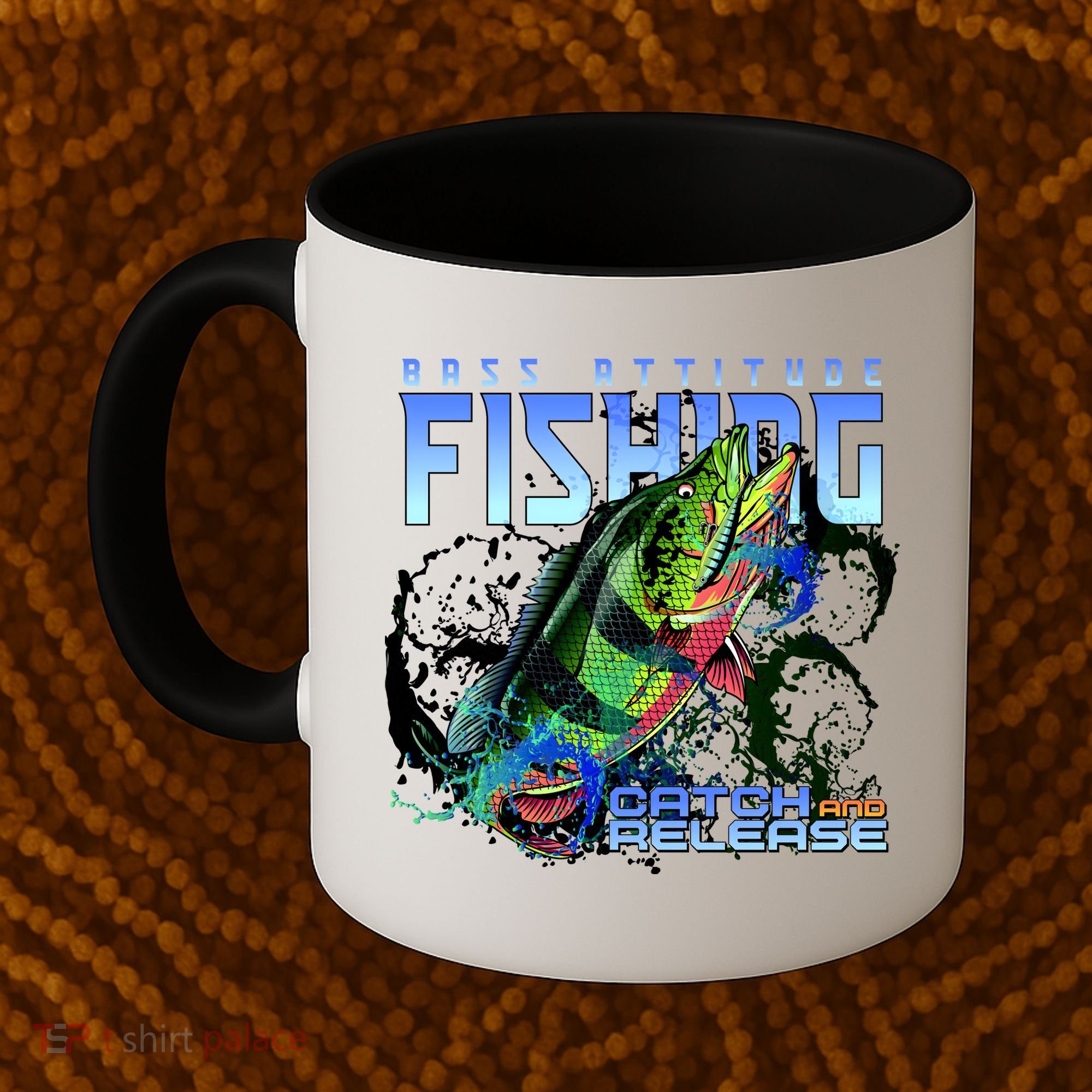 Bass Attitude Fishing Catch And Release Coffee Mug