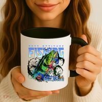 Bass Attitude Fishing Catch And Release Coffee Mug thumb 3