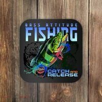 Bass Attitude Fishing Catch And Release Coaster thumb 0