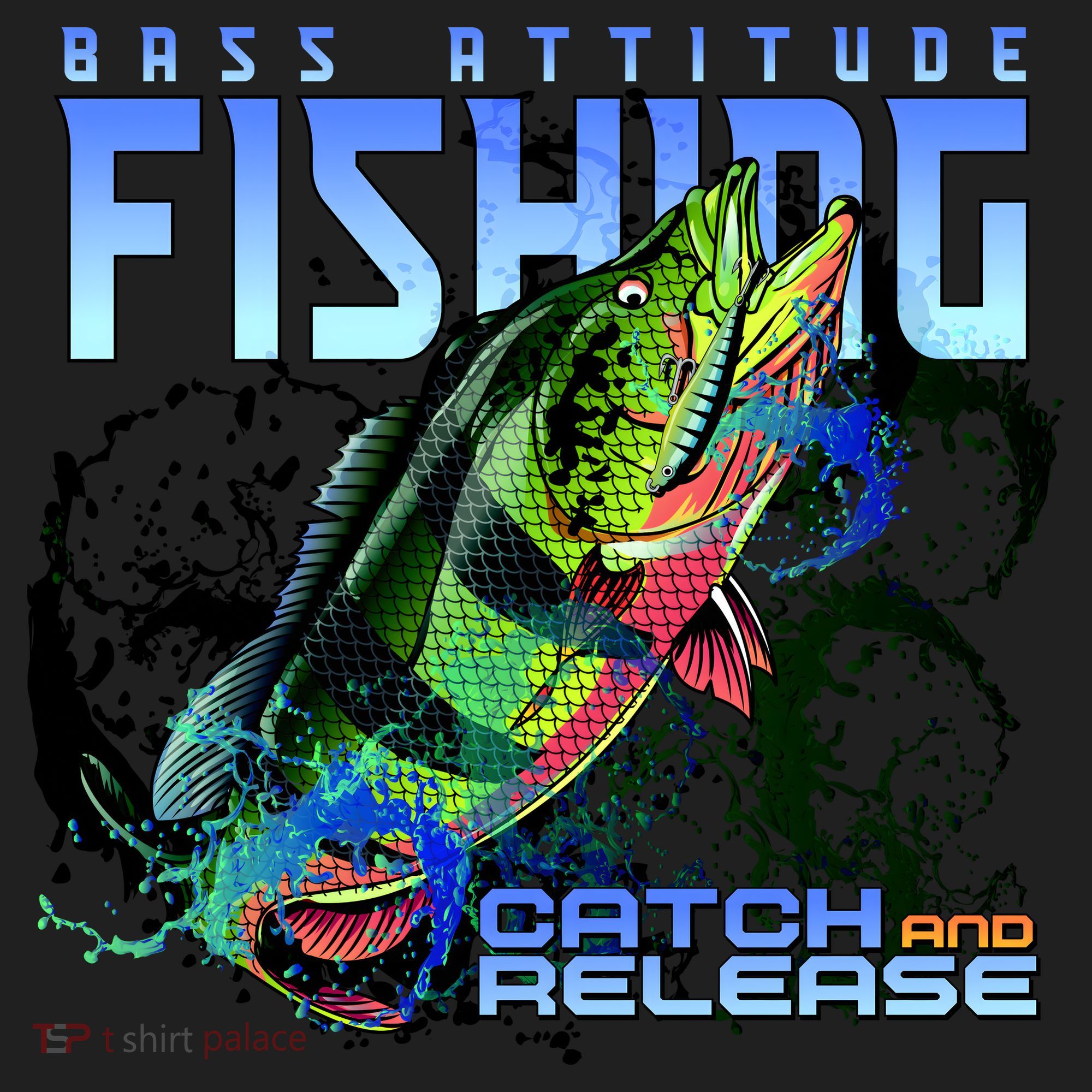 Bass Attitude Fishing Catch And Release Tumbler