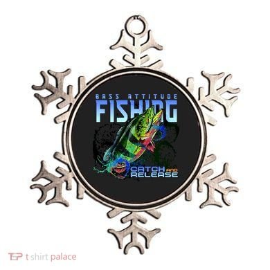 Bass Attitude Fishing Catch And Release Ornament