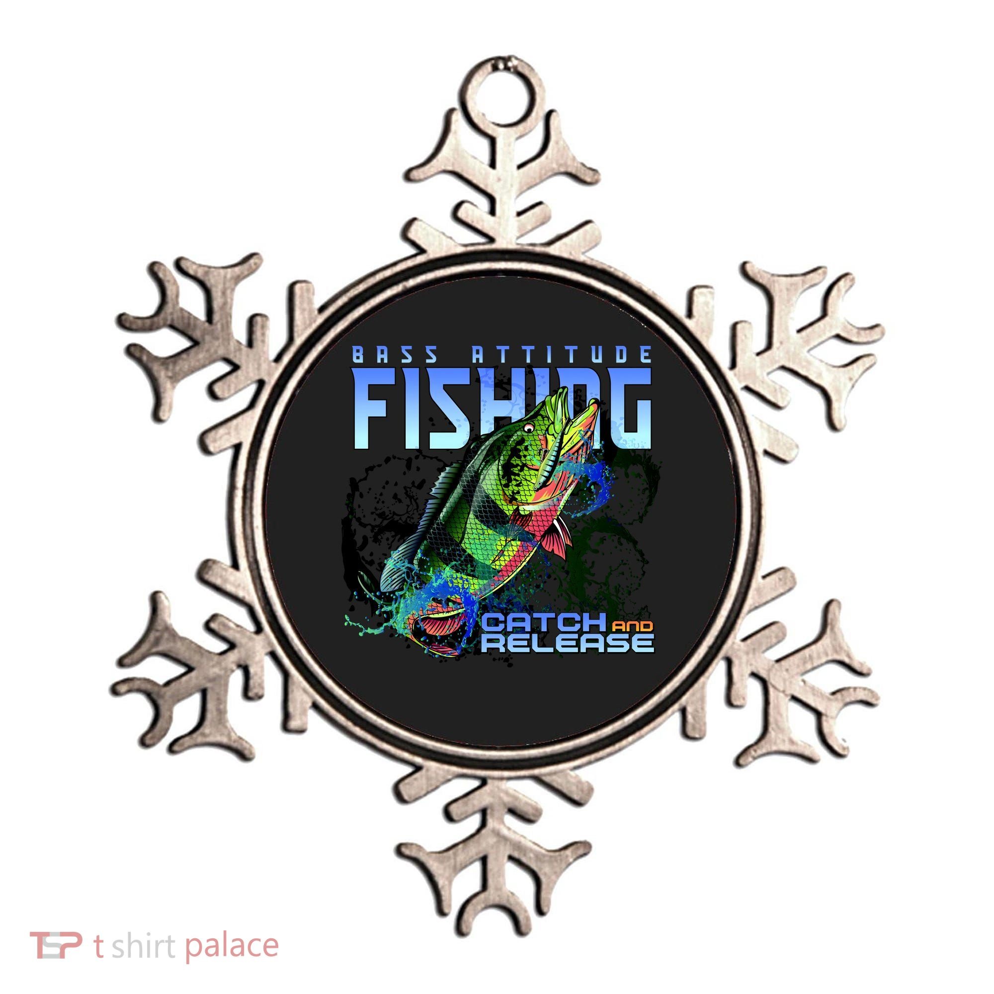 Bass Attitude Fishing Catch And Release Ornament