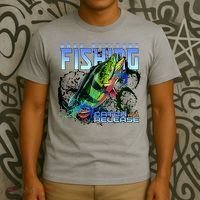 Bass Attitude Fishing Catch And Release T-Shirt thumb 3