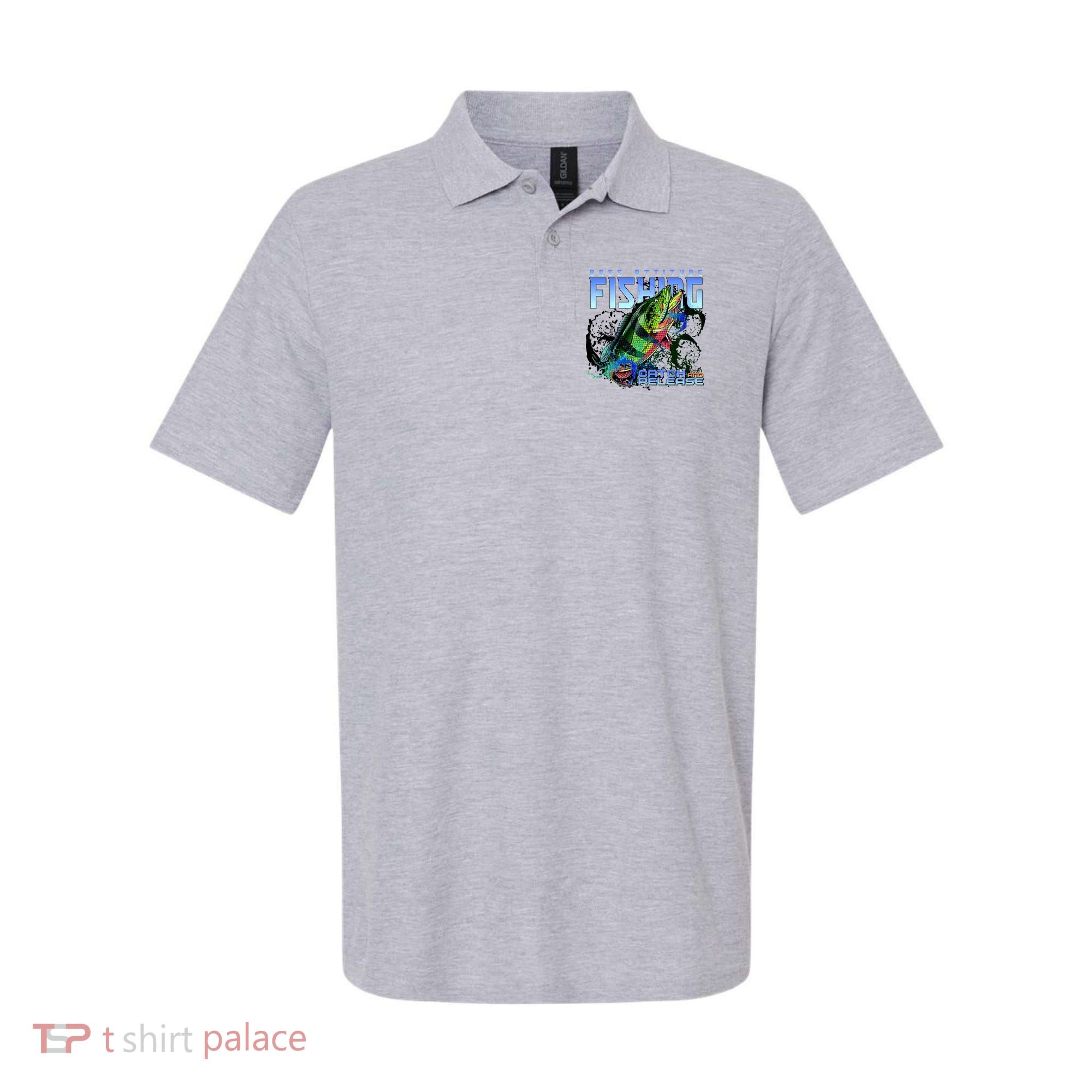 Bass Attitude Fishing Catch And Release Polo