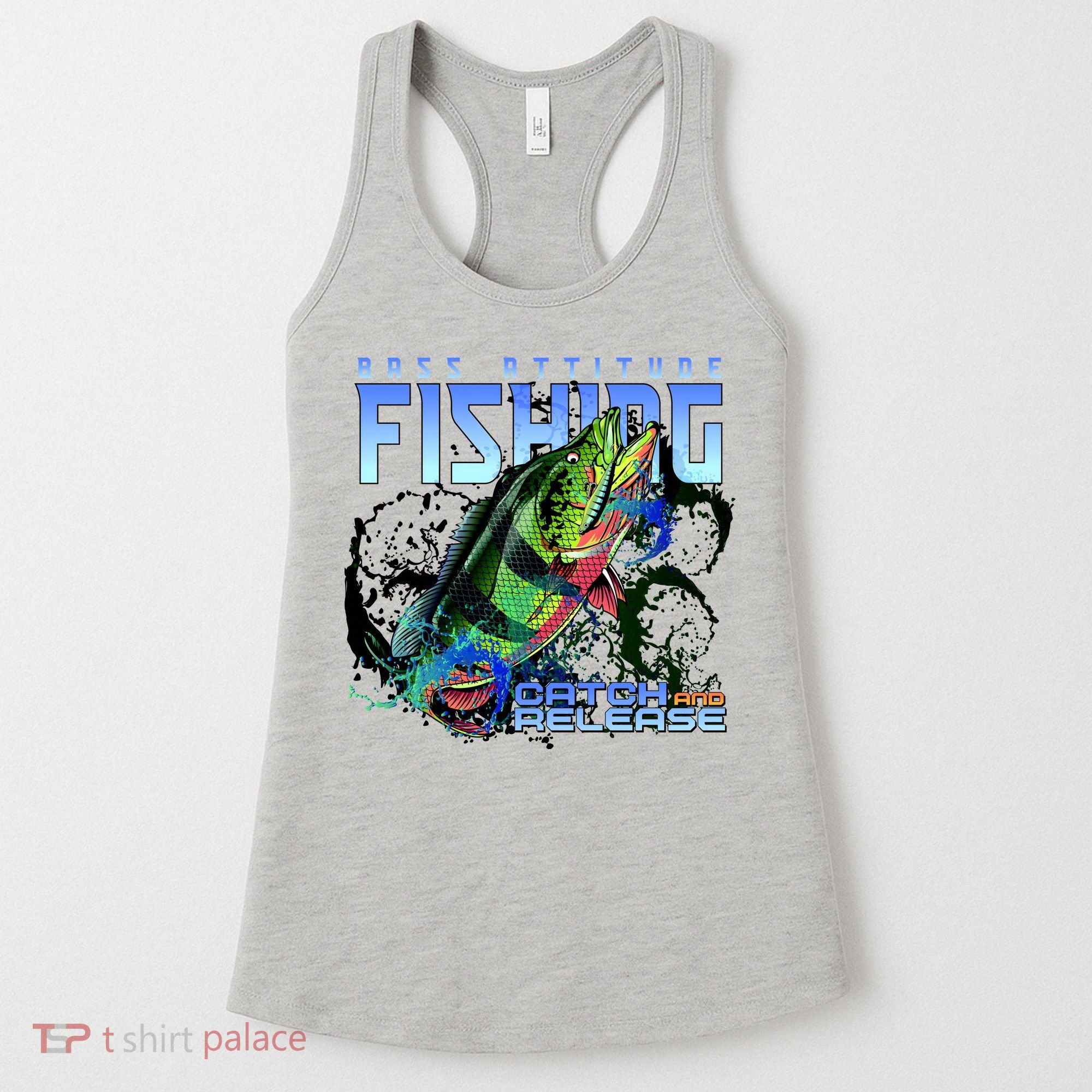 Bass Attitude Fishing Catch And Release Women's Tank Top