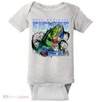 Bass Attitude Fishing Catch And Release Baby Bodysuit thumb 0
