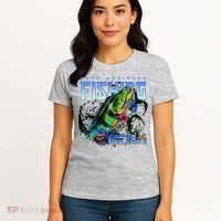Bass Attitude Fishing Catch And Release Women's T-Shirt thumb 4