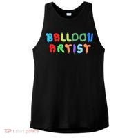 Balloon Artist  Fun Sculptor Balloon Twister Ladies PosiCharge Tri-Blend Wicking Tank thumb 0