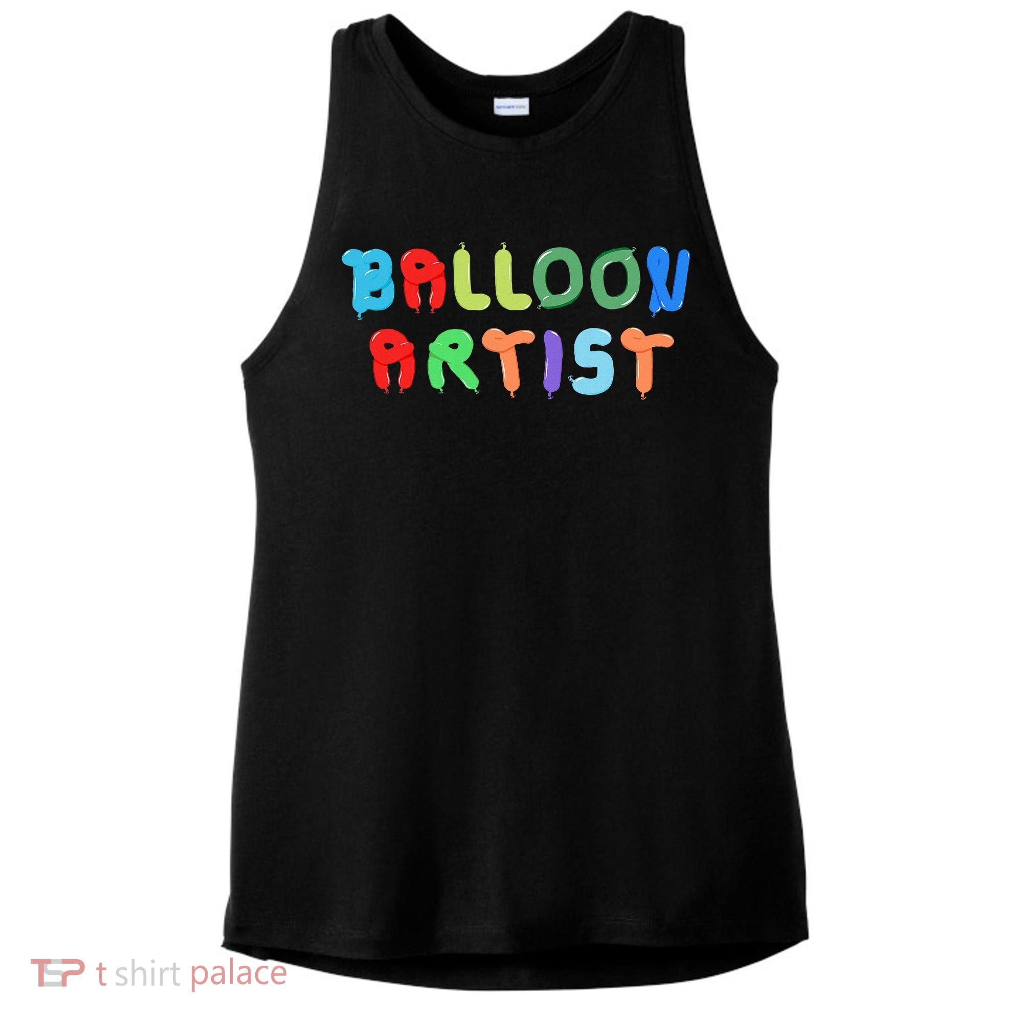 Balloon Artist  Fun Sculptor Balloon Twister Ladies PosiCharge Tri-Blend Wicking Tank