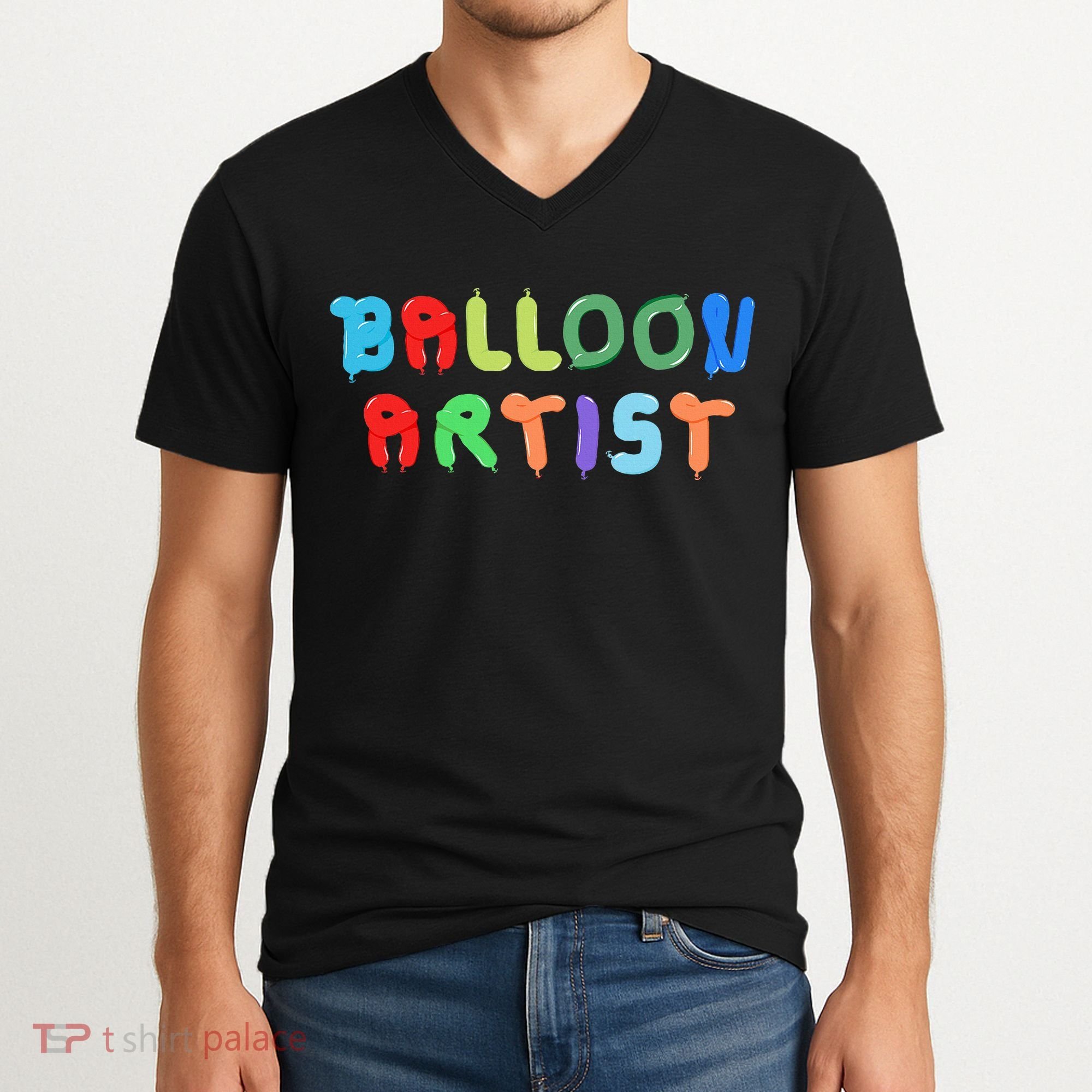 Balloon Artist  Fun Sculptor Balloon Twister V-Neck T-Shirt