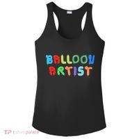 Balloon Artist  Fun Sculptor Balloon Twister Ladies PosiCharge Competitor Racerback Tank thumb 0