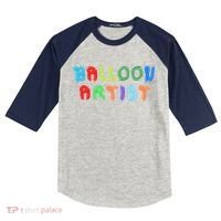 Balloon Artist  Fun Sculptor Balloon Twister Kids Colorblock Raglan Jersey thumb 0