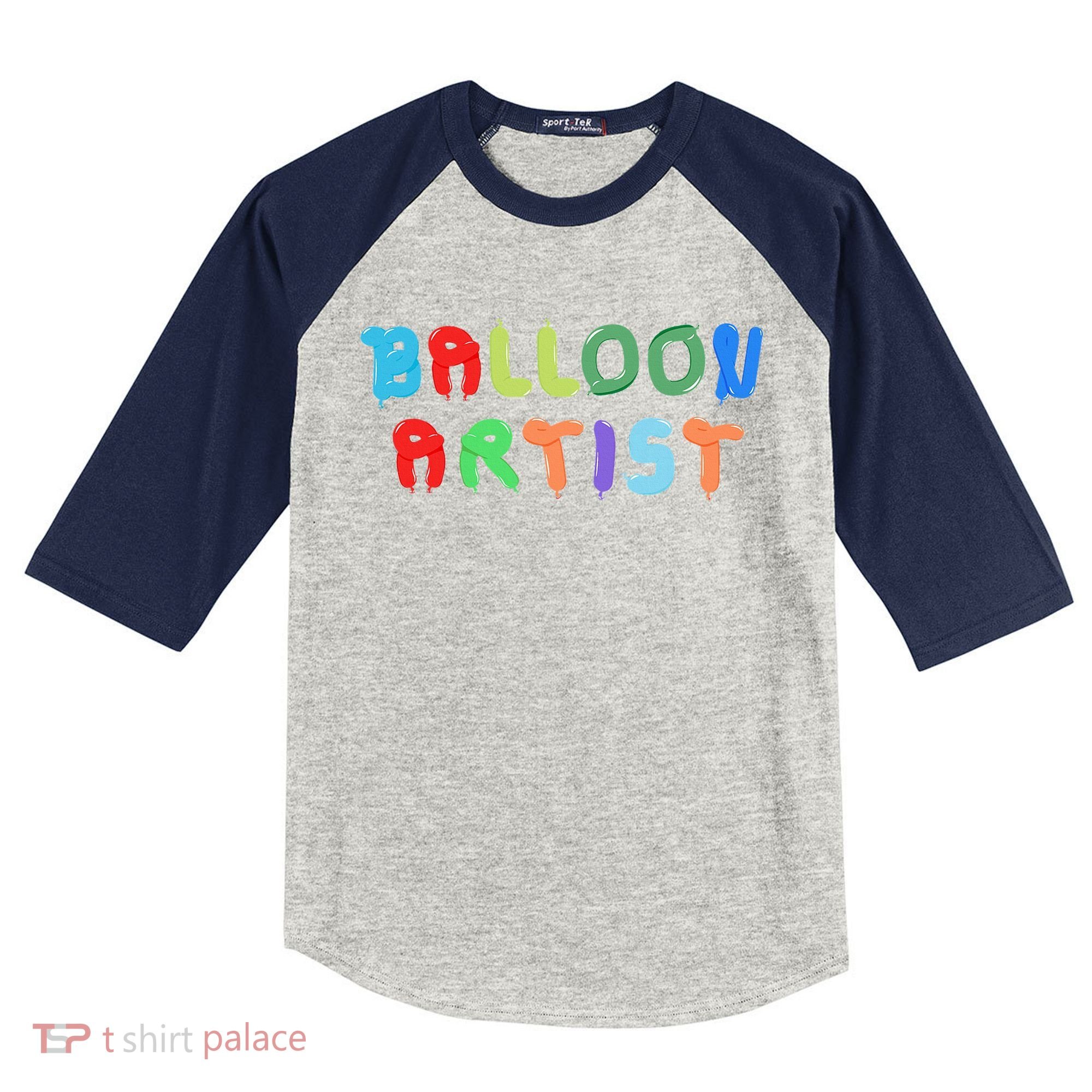 Balloon Artist  Fun Sculptor Balloon Twister Kids Colorblock Raglan Jersey