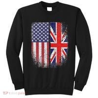 British American Flag Union Jack England Usa Sweatshirt thumb 0