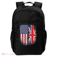British American Flag Union Jack England Usa Backpack thumb 0