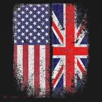 British American Flag Union Jack England Usa Toddler Hoodie thumb 2