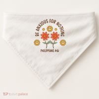 Be Anxious For Nothing USA-Made Doggie Bandana thumb 0