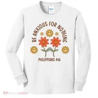 Be Anxious For Nothing Kids Long Sleeve Shirt thumb 0