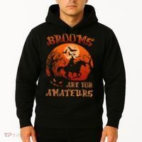 Brooms Are For Amateurs Halloween Hoodie thumb 2