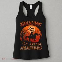 Brooms Are For Amateurs Halloween Women's Tank Top thumb 3