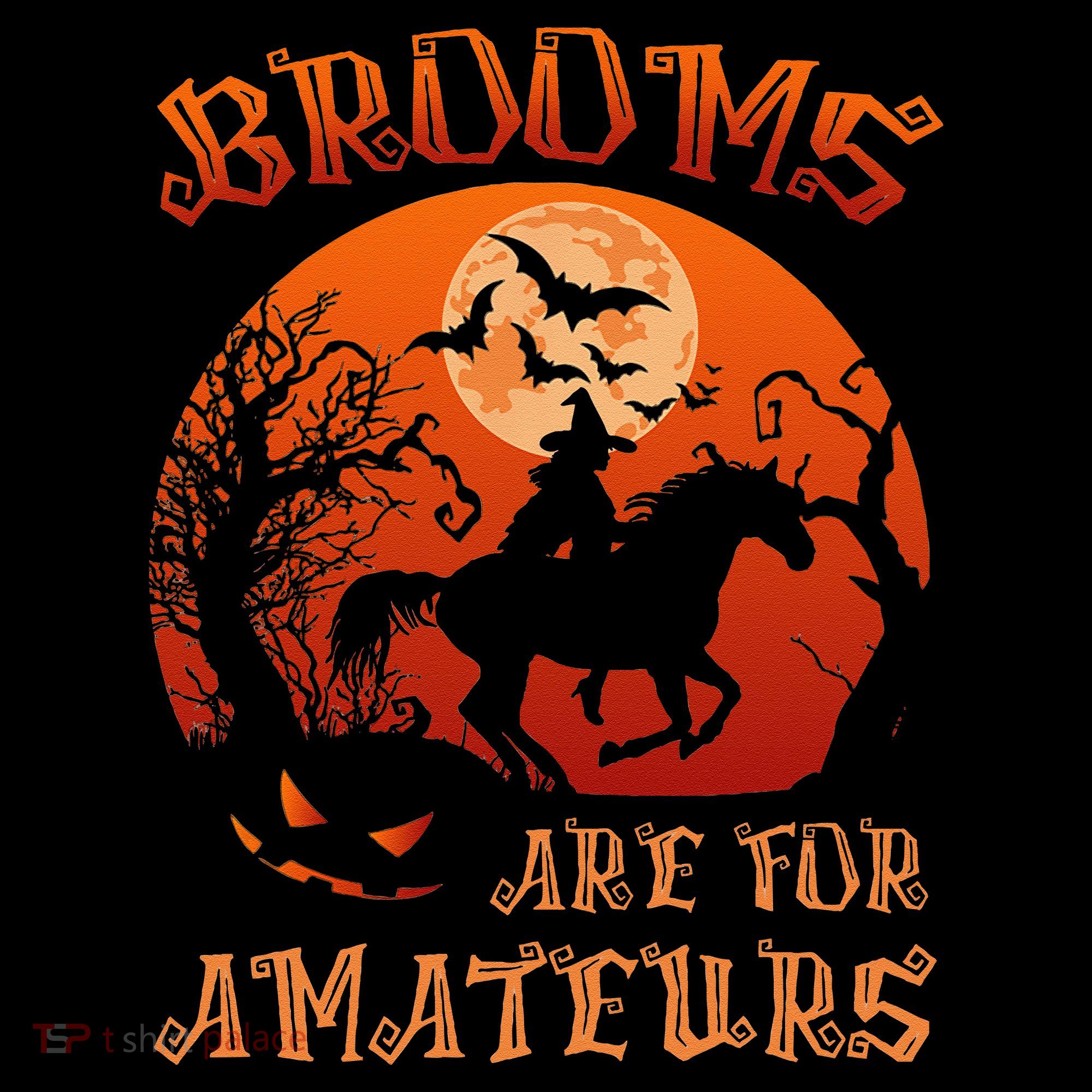Brooms Are For Amateurs Halloween Tank Top