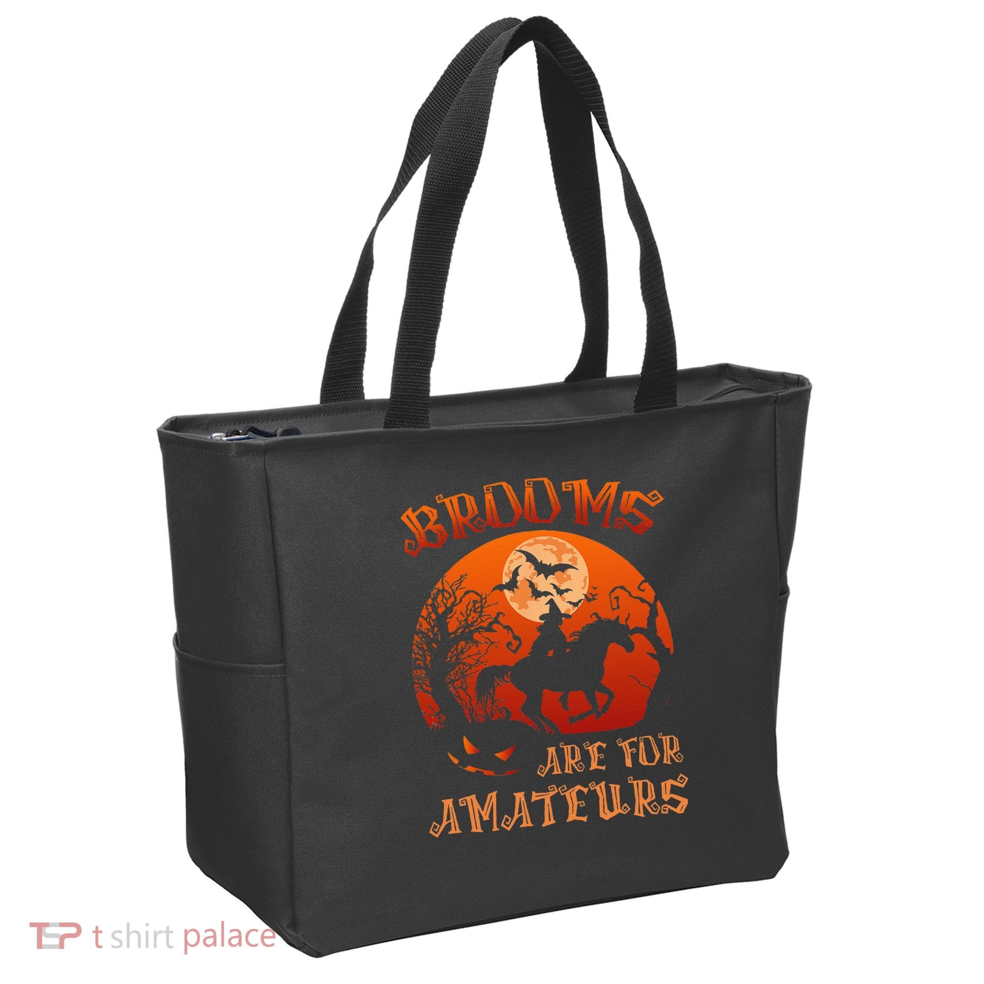 Brooms Are For Amateurs Halloween Tote Bag