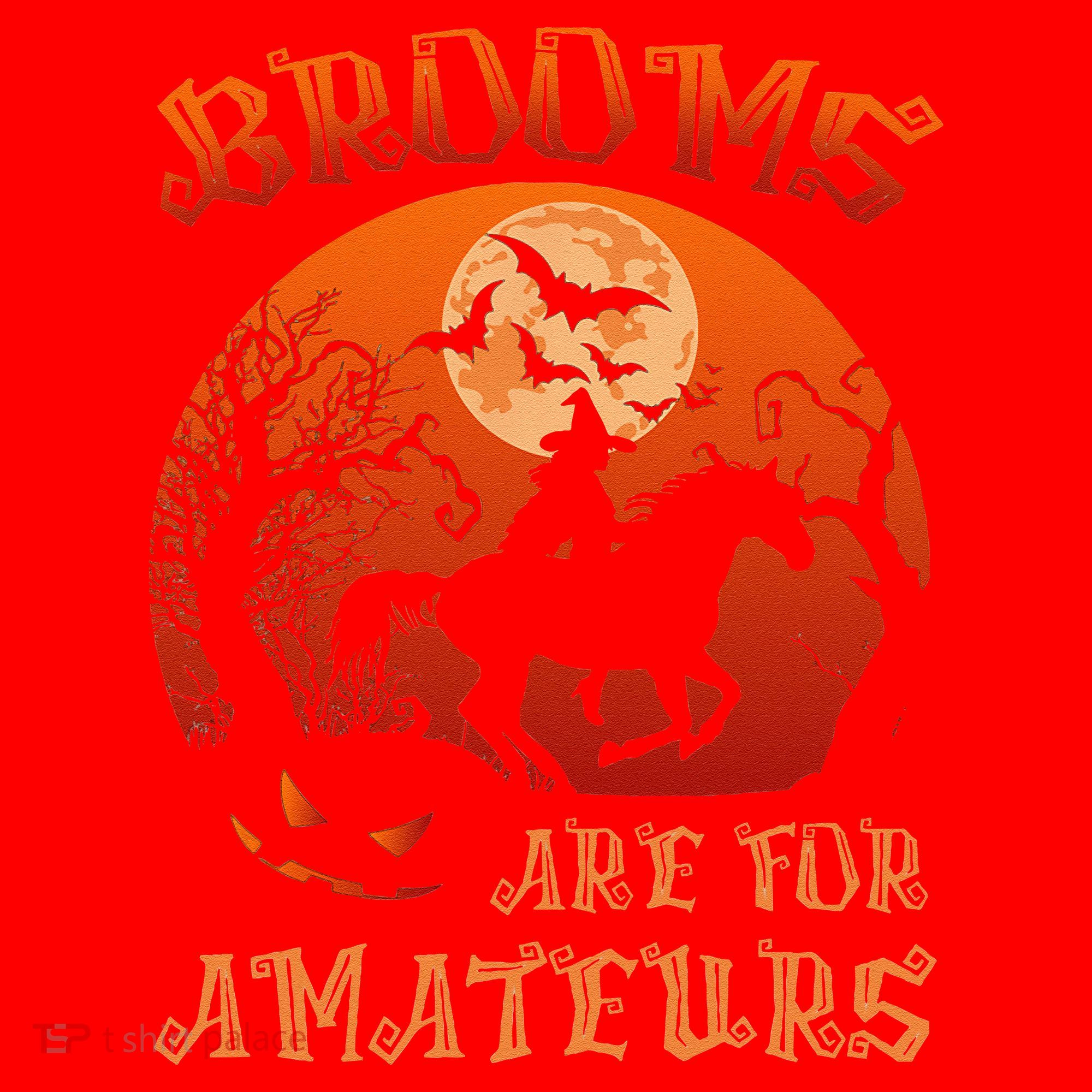 Brooms Are For Amateurs Halloween Santa Hat