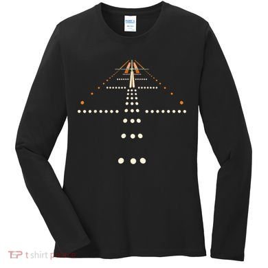 Best Airplane For Men Women Aviation Aviator Flight Pilot Women's Long Sleeve Shirt