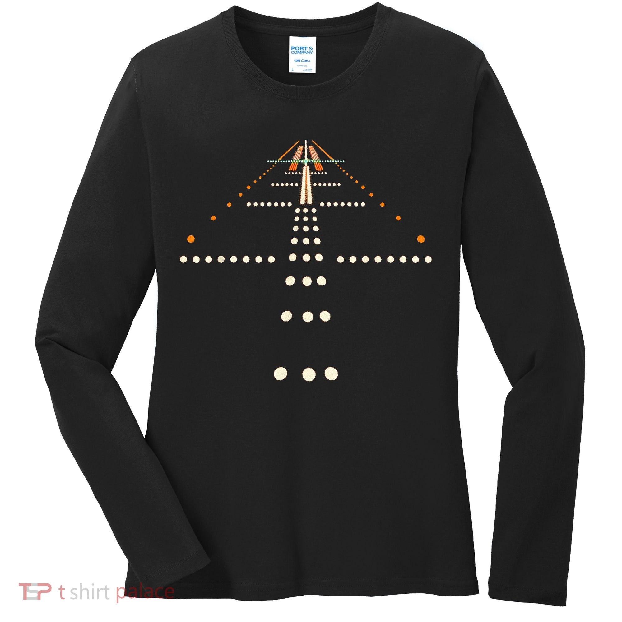 Best Airplane For Men Women Aviation Aviator Flight Pilot Women's Long Sleeve Shirt