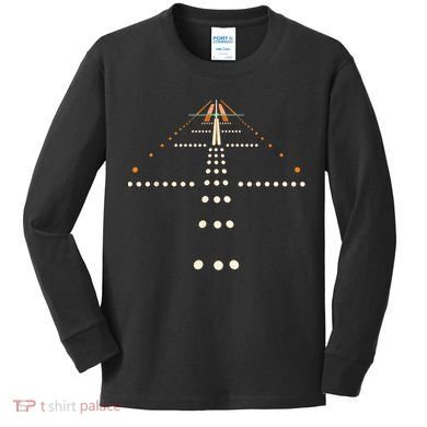 Best Airplane For Men Women Aviation Aviator Flight Pilot Kids Long Sleeve Shirt