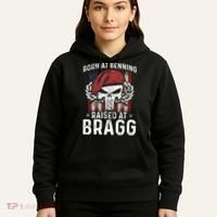Born At Ft Benning Raised Fort Bragg Airborne, Veterans Day Hoodie thumb 5