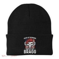 Born At Ft Benning Raised Fort Bragg Airborne, Veterans Day Beanie thumb 0