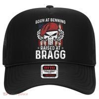 Born At Ft Benning Raised Fort Bragg Airborne, Veterans Day Hat thumb 0