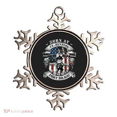 Born At Fort Benning Raised At Fort Bragg 82nd Airborne Ornament