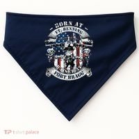Born At Fort Benning Raised At Fort Bragg 82nd Airborne USA-Made Doggie Bandana thumb 0
