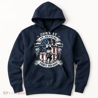 Born At Fort Benning Raised At Fort Bragg 82nd Airborne Hoodie thumb 0