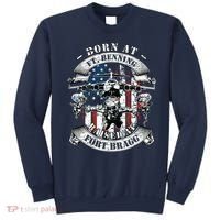 Born At Fort Benning Raised At Fort Bragg 82nd Airborne Sweatshirt thumb 0