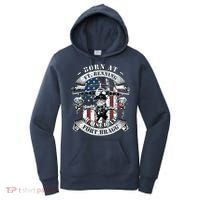 Born At Fort Benning Raised At Fort Bragg 82nd Airborne Women's Hoodie thumb 0