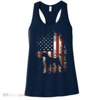 Boxer American Flag USA 4th Of July Dog Gifts Women's Tank Top thumb 0